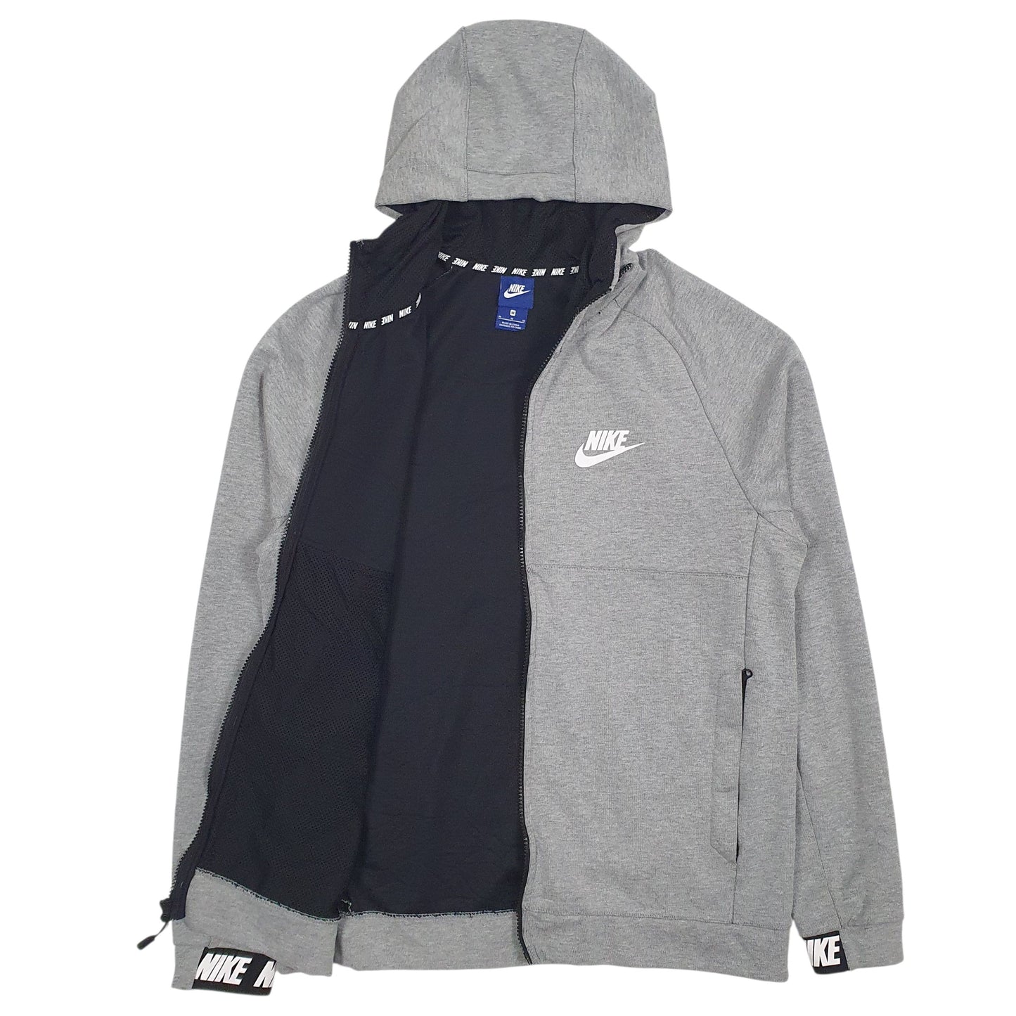 Mens Grey Nike  Full Zip Jumper