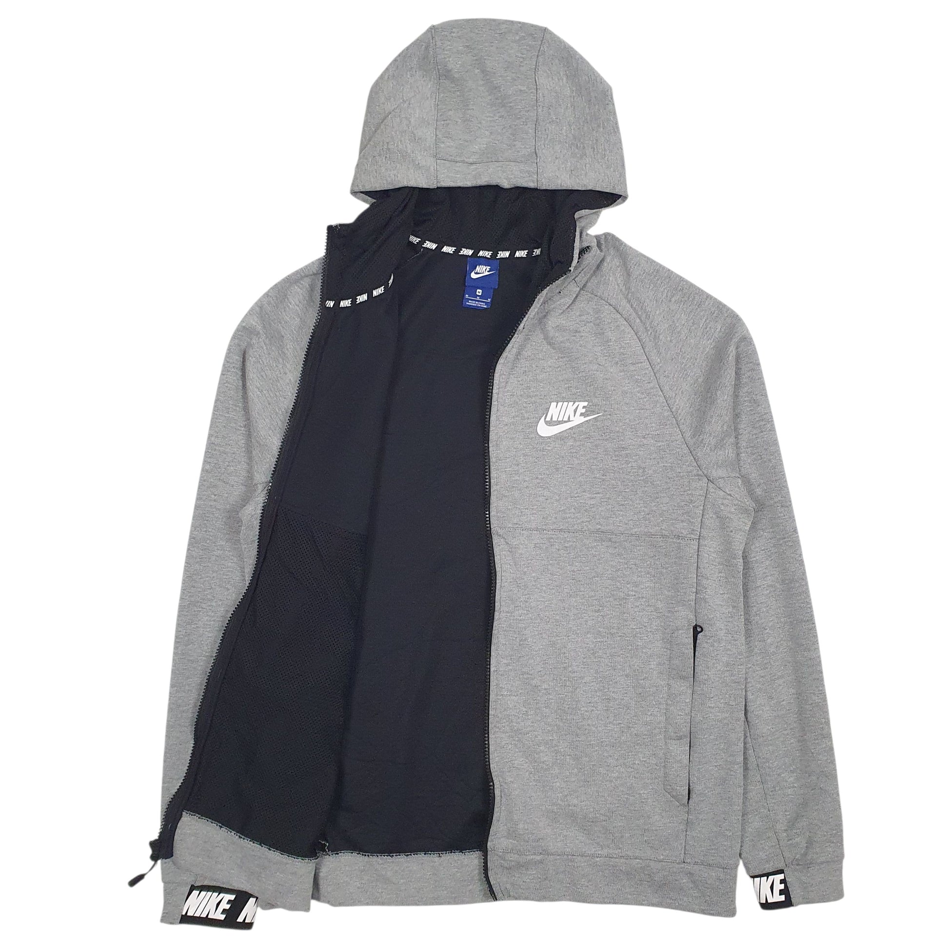 Mens Grey Nike  Full Zip Jumper