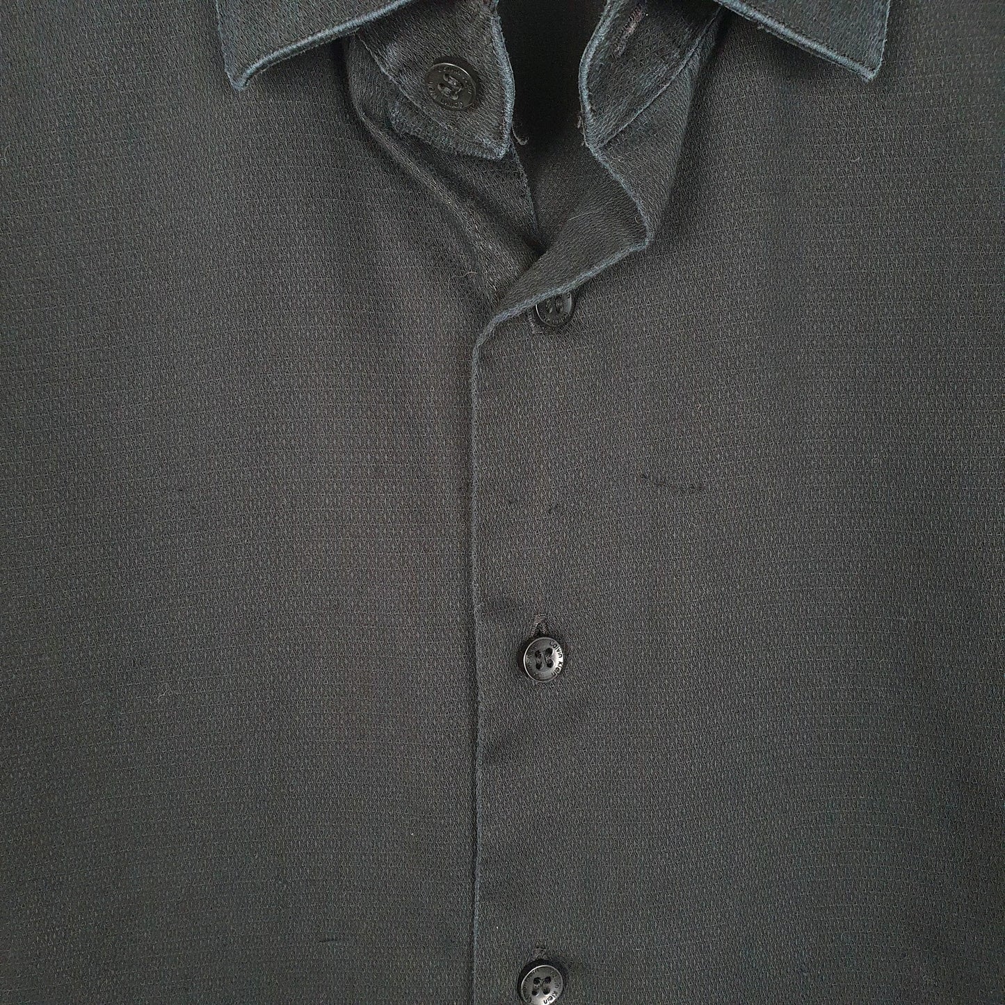 Mens Black Calvin Klein Cufflink  Shirt