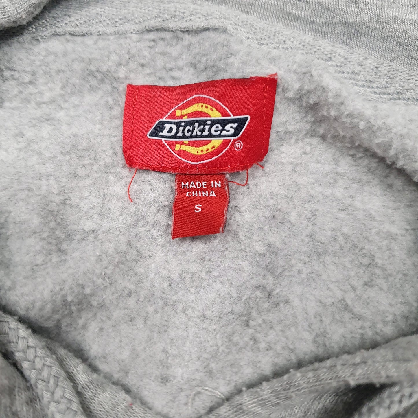 Mens Grey Dickies  Hoodie Jumper