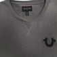 Mens Grey True Religion  Crewneck Jumper