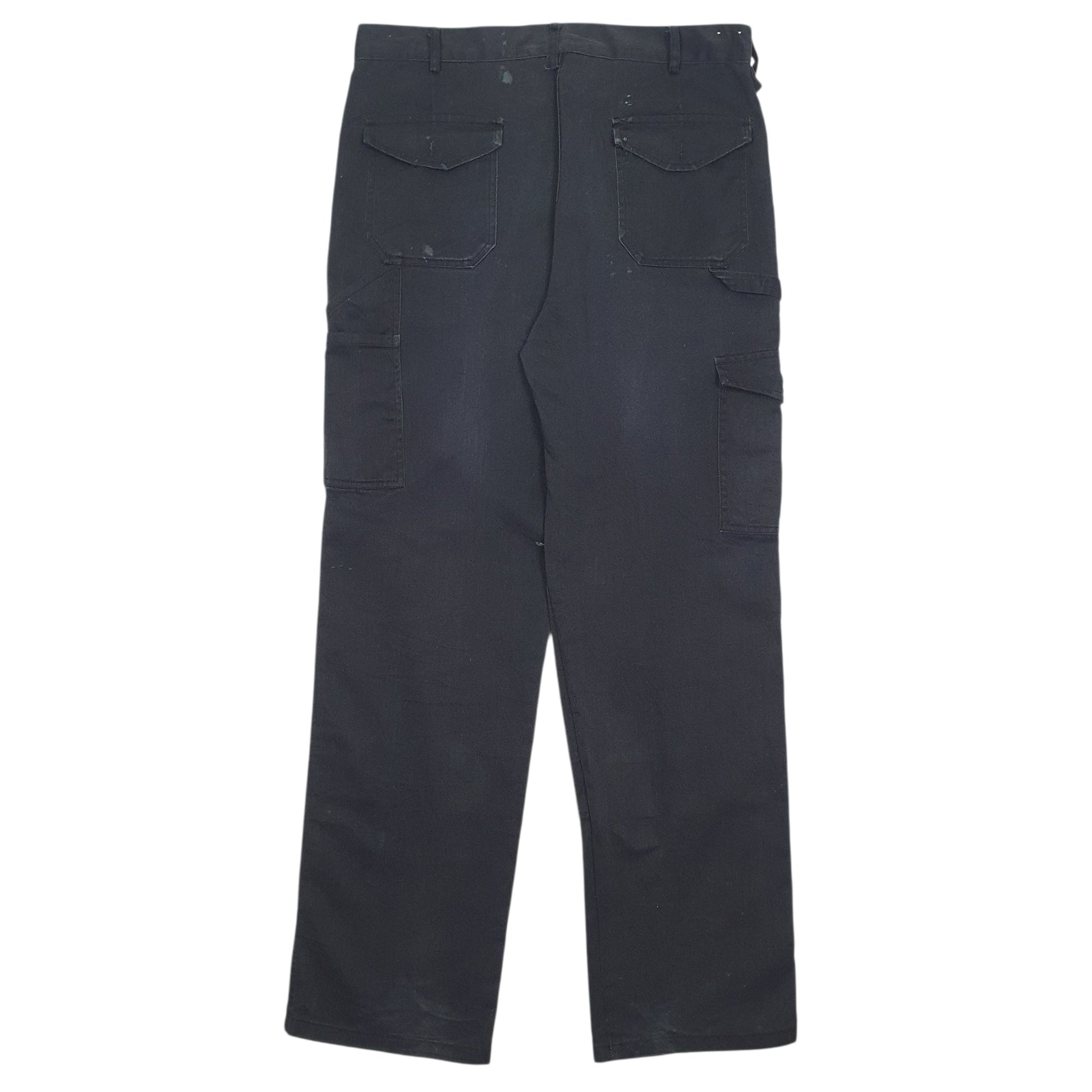 Mens Black Dickies Workwear  Trousers