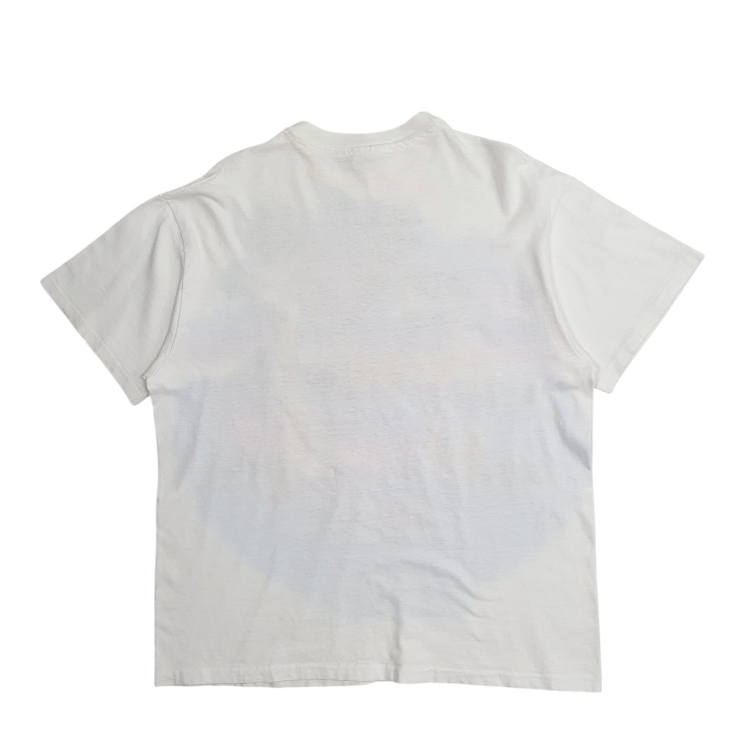 Mens White Hanes Single Stitch Vintage 90s  T Shirt