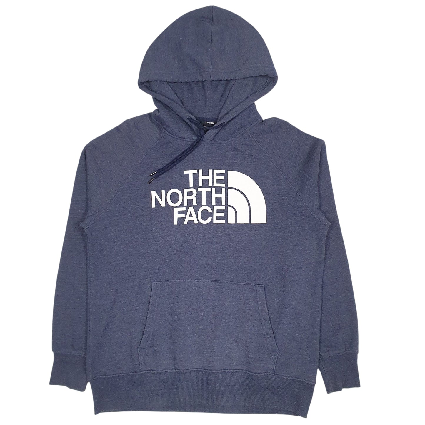 Womens Blue The North Face Spellout Hoodie Jumper