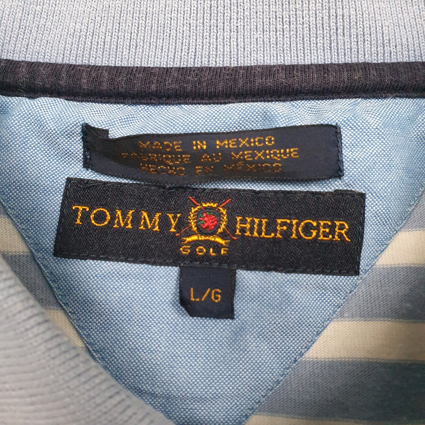 Mens Blue Tommy Hilfiger   Polo Shirt