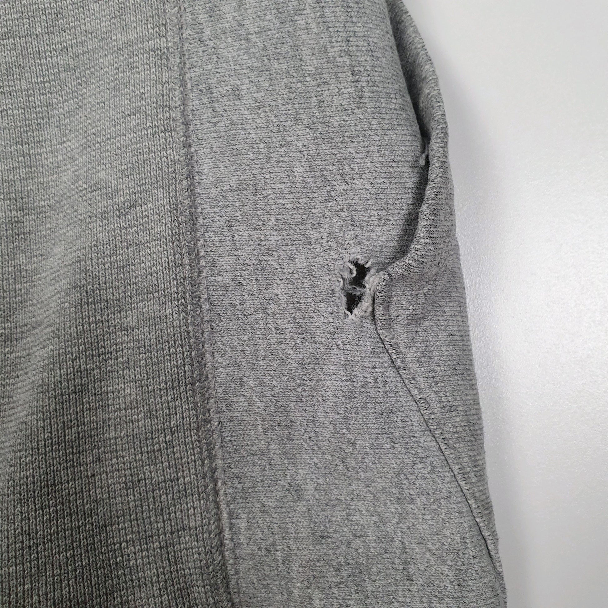Mens Grey Champion Reverse Weave Hoodie Jumper