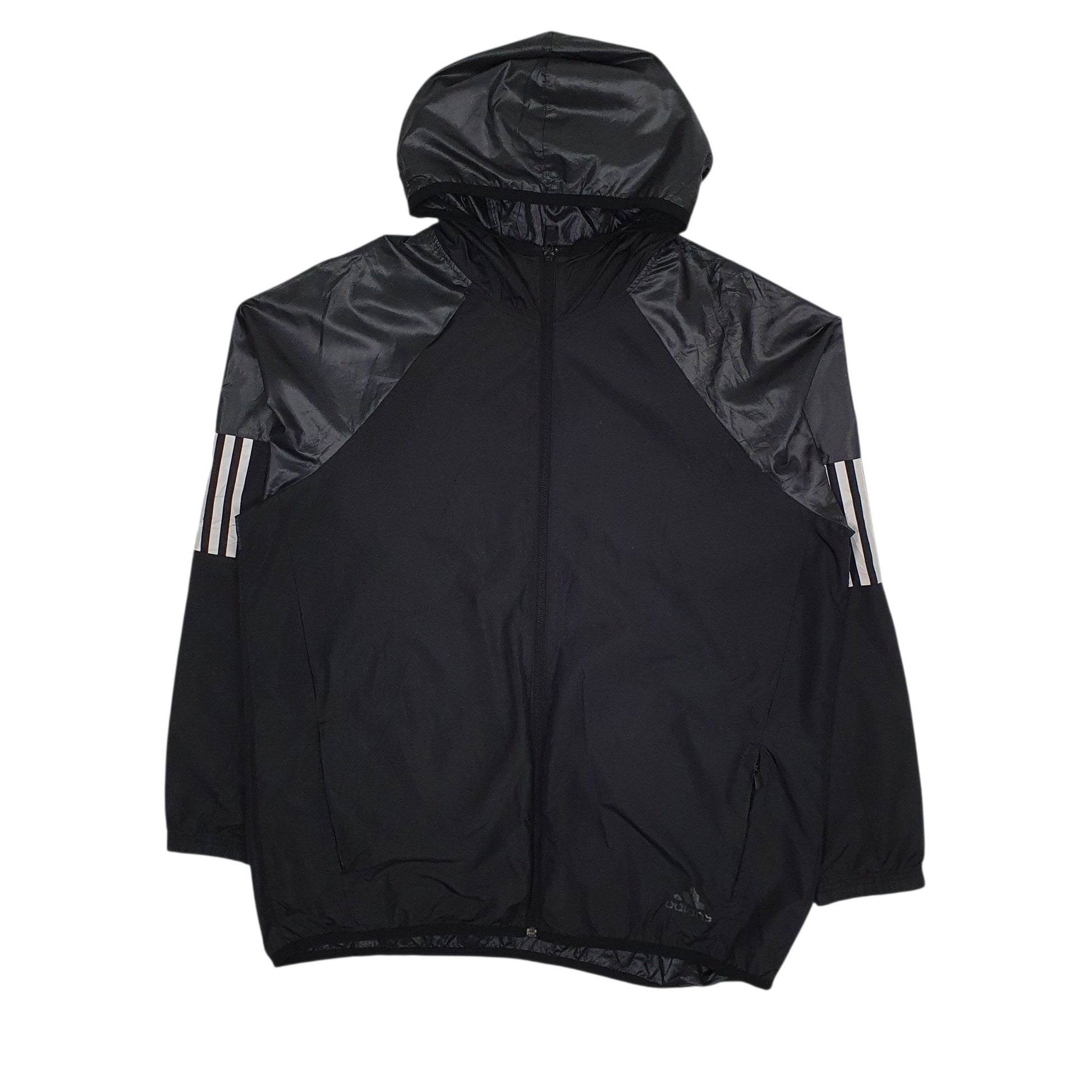 Mens Black Adidas   Coat