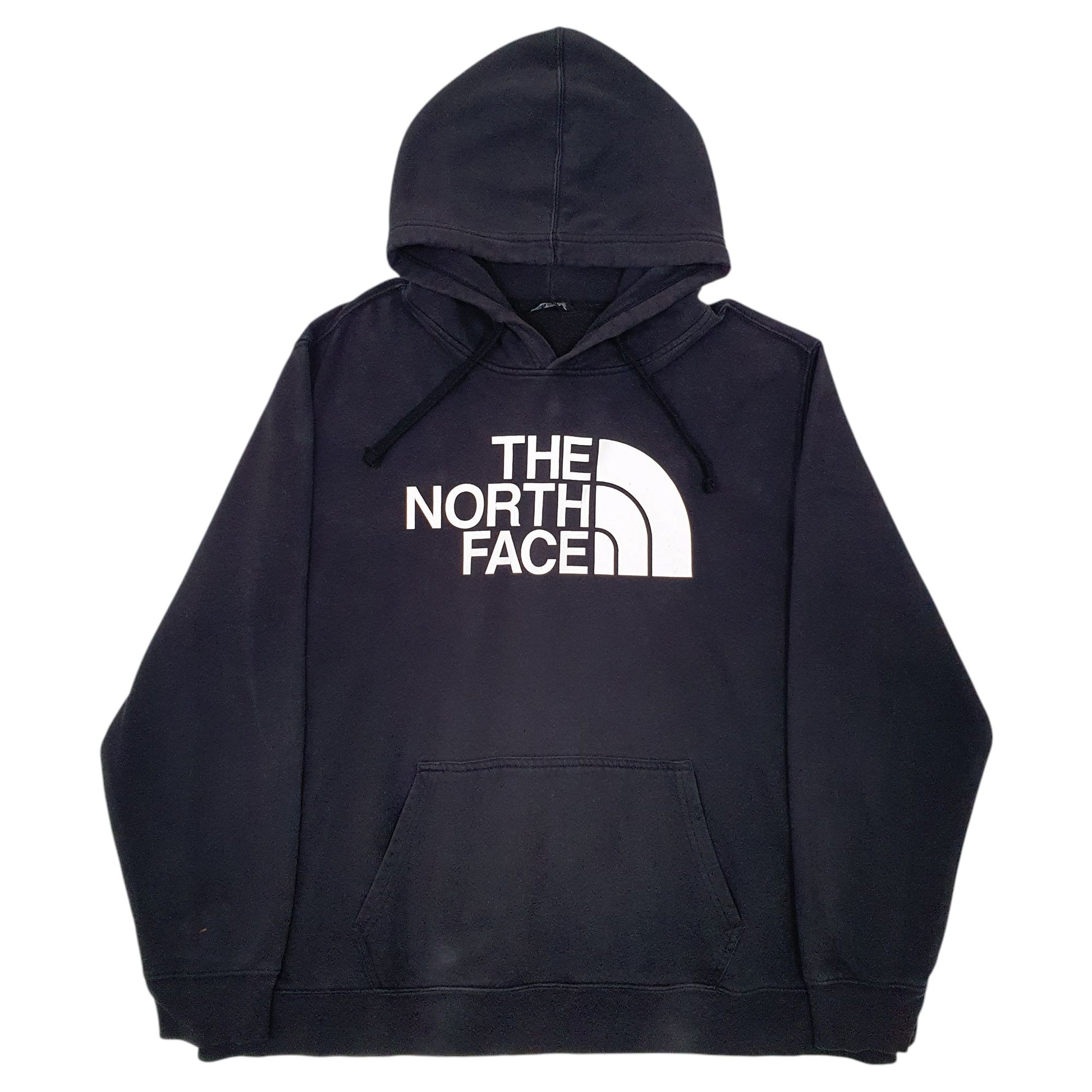 Mens Black The North Face Spellout Hoodie Jumper