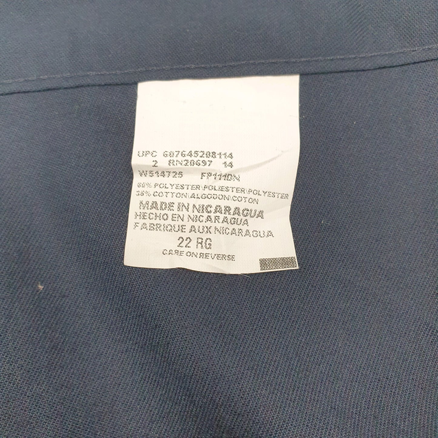 Womens Navy Dickies   Trousers