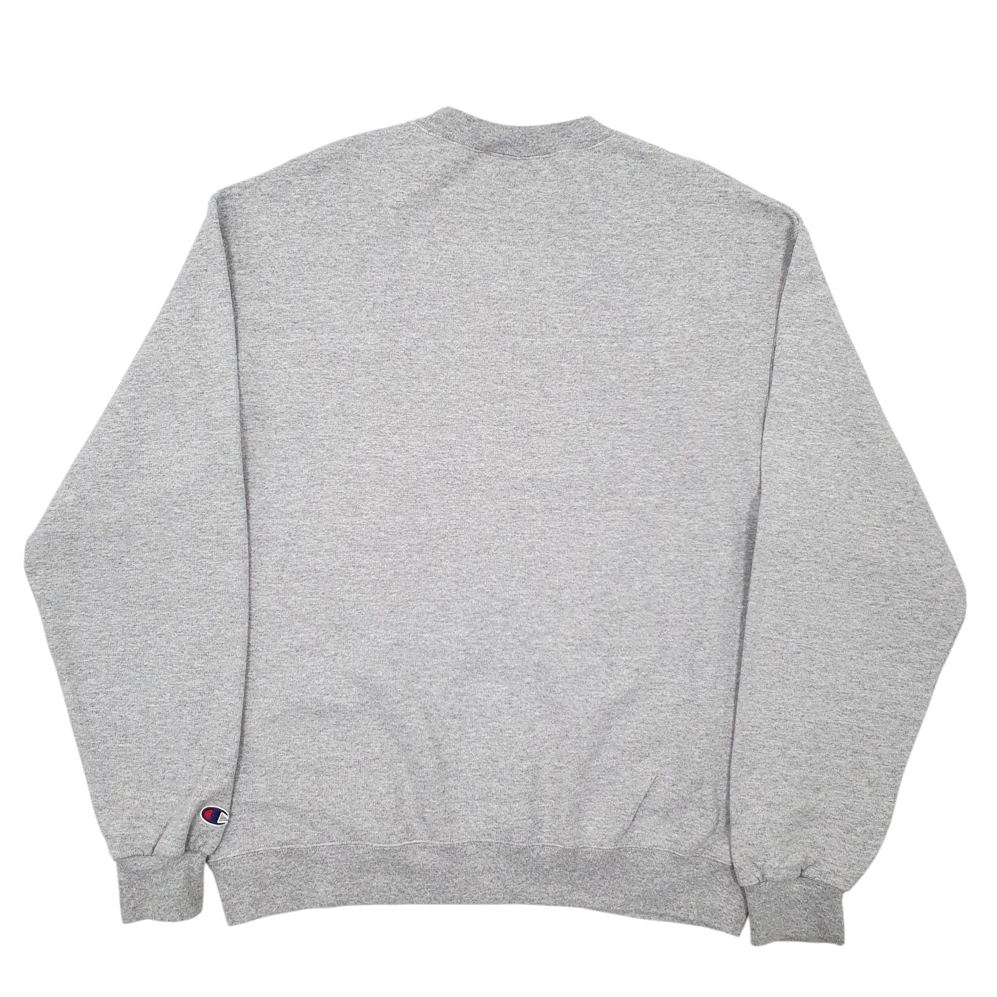 Mens Grey Champion  Crewneck Jumper