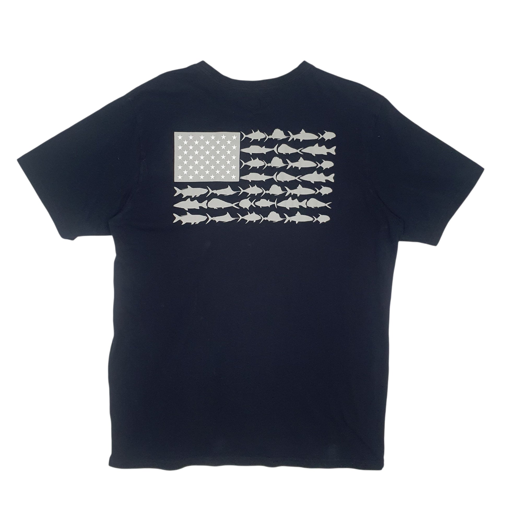 Mens Black Columbia Sportswear Company PFG Crewneck T Shirt