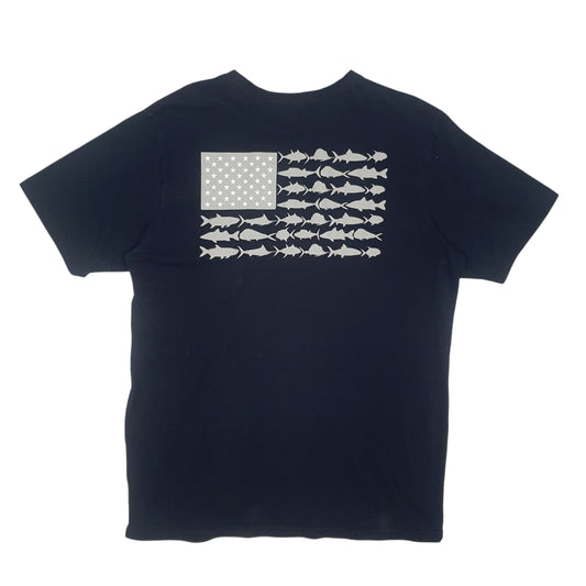 Mens Black Columbia Sportswear Company PFG Crewneck T Shirt