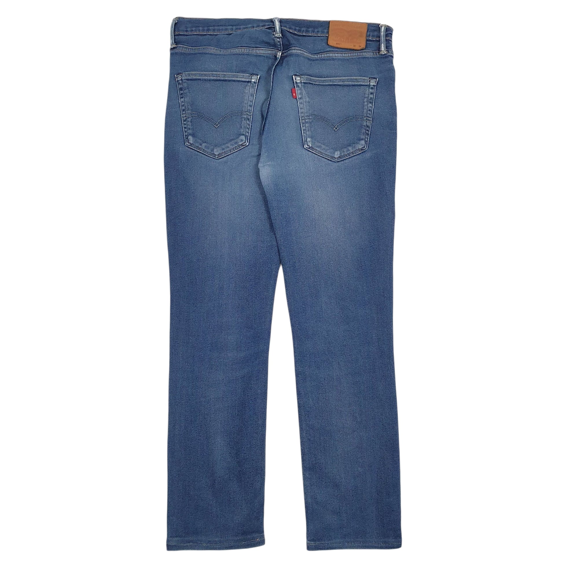 Mens Blue Levis Distressed  Jeans