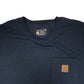 Mens Blue Carhartt   T Shirt