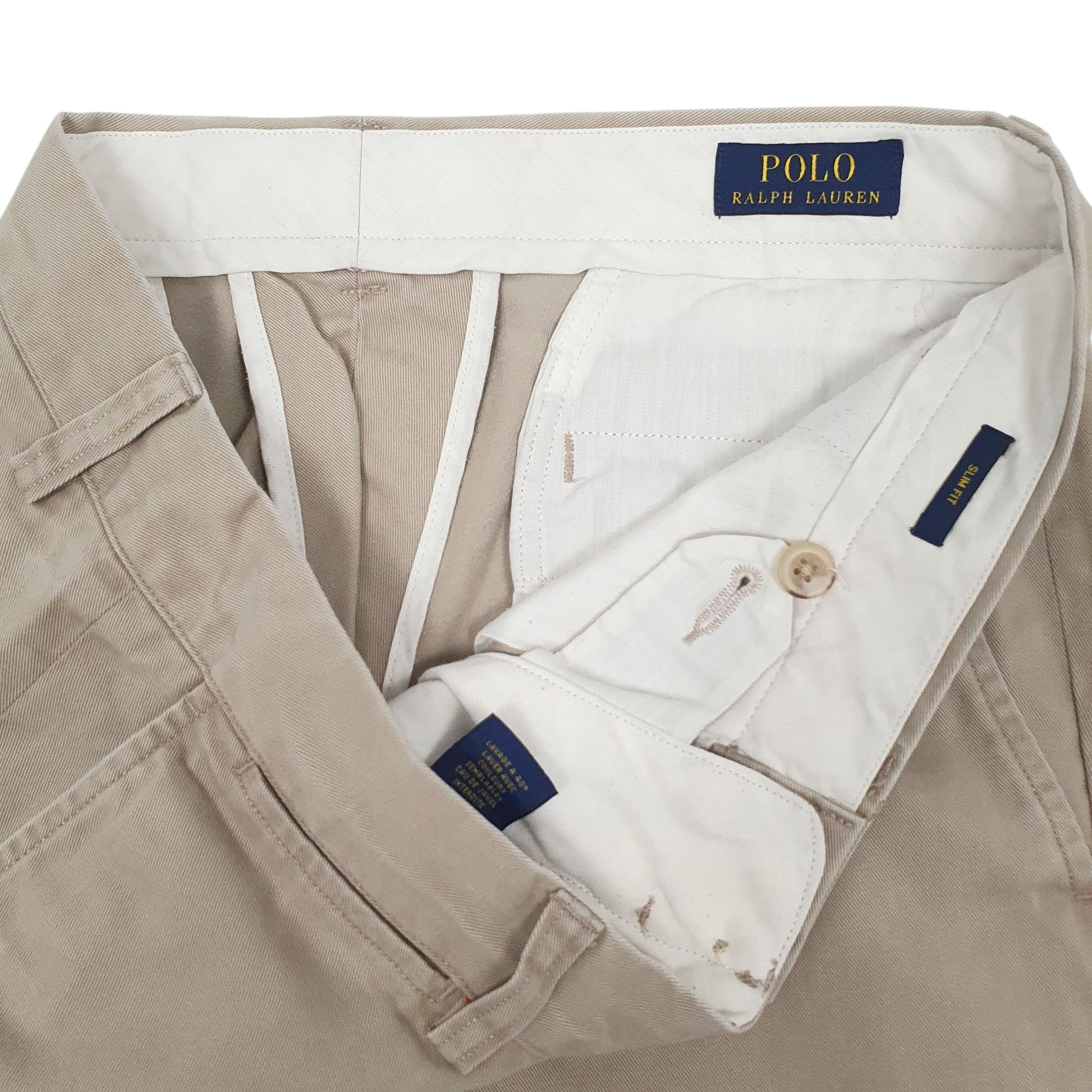 Mens Beige Polo Ralph Lauren   Trousers