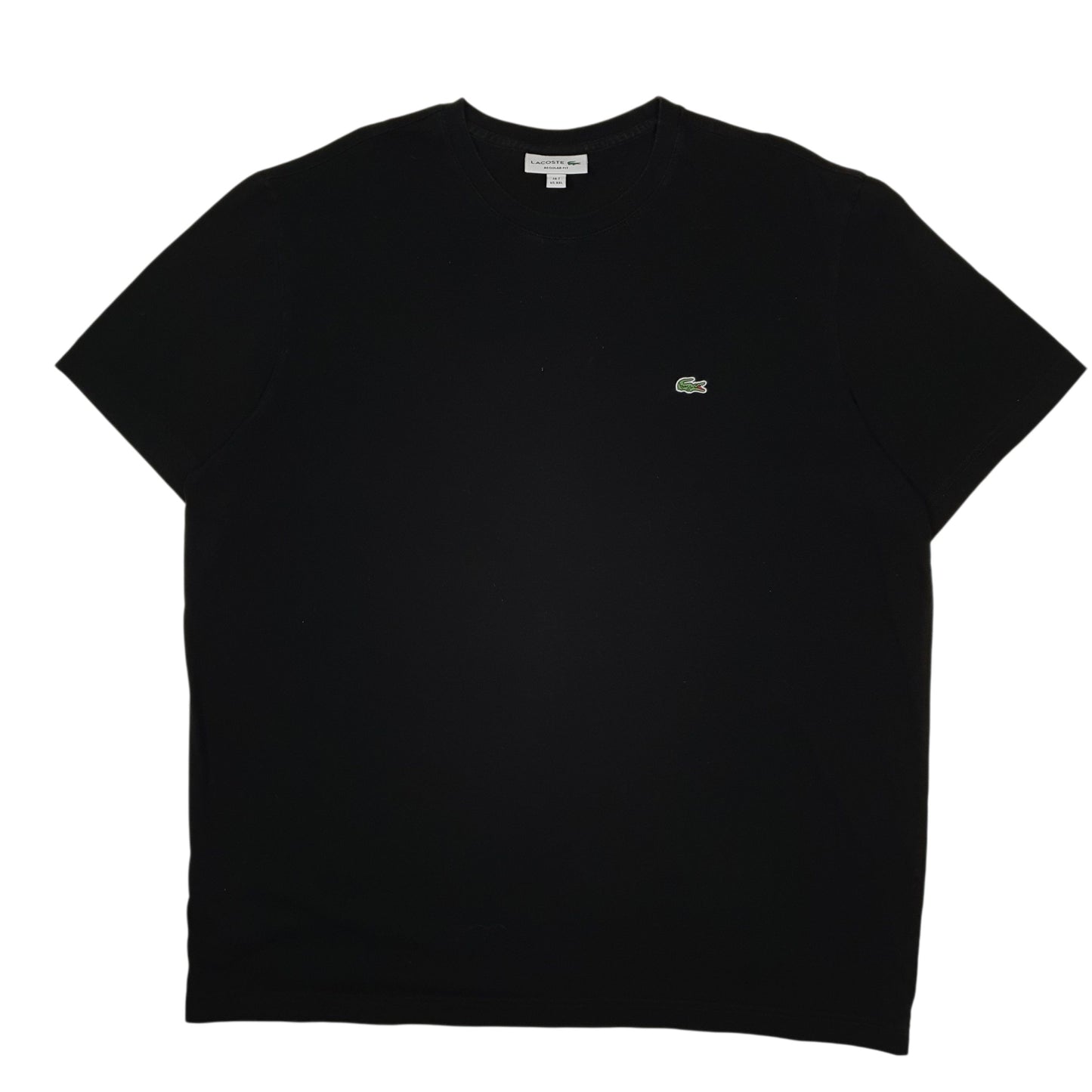 Mens Black Lacoste  Short Sleeve T Shirt