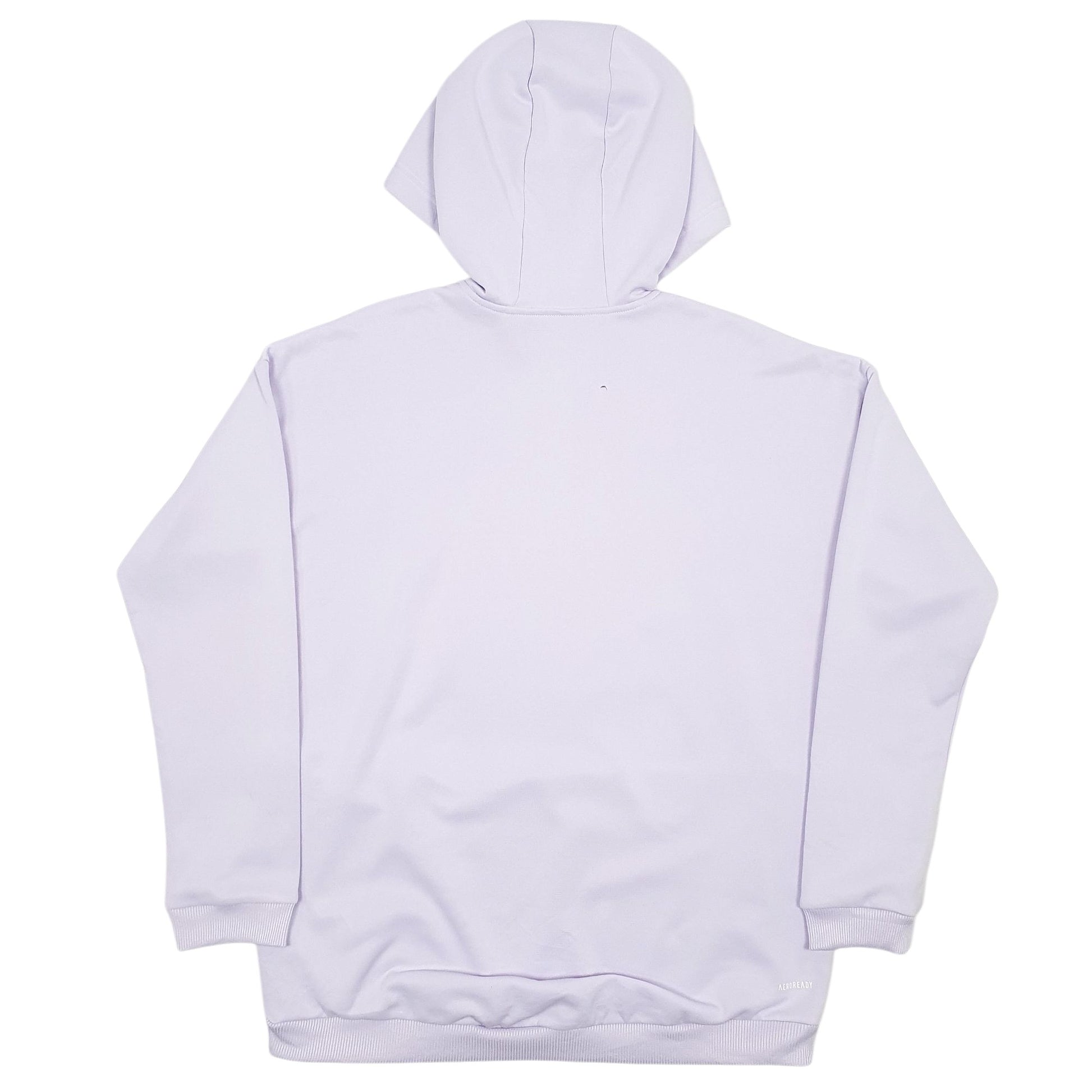 Mens Purple Adidas AeroReady Hoodie Jumper