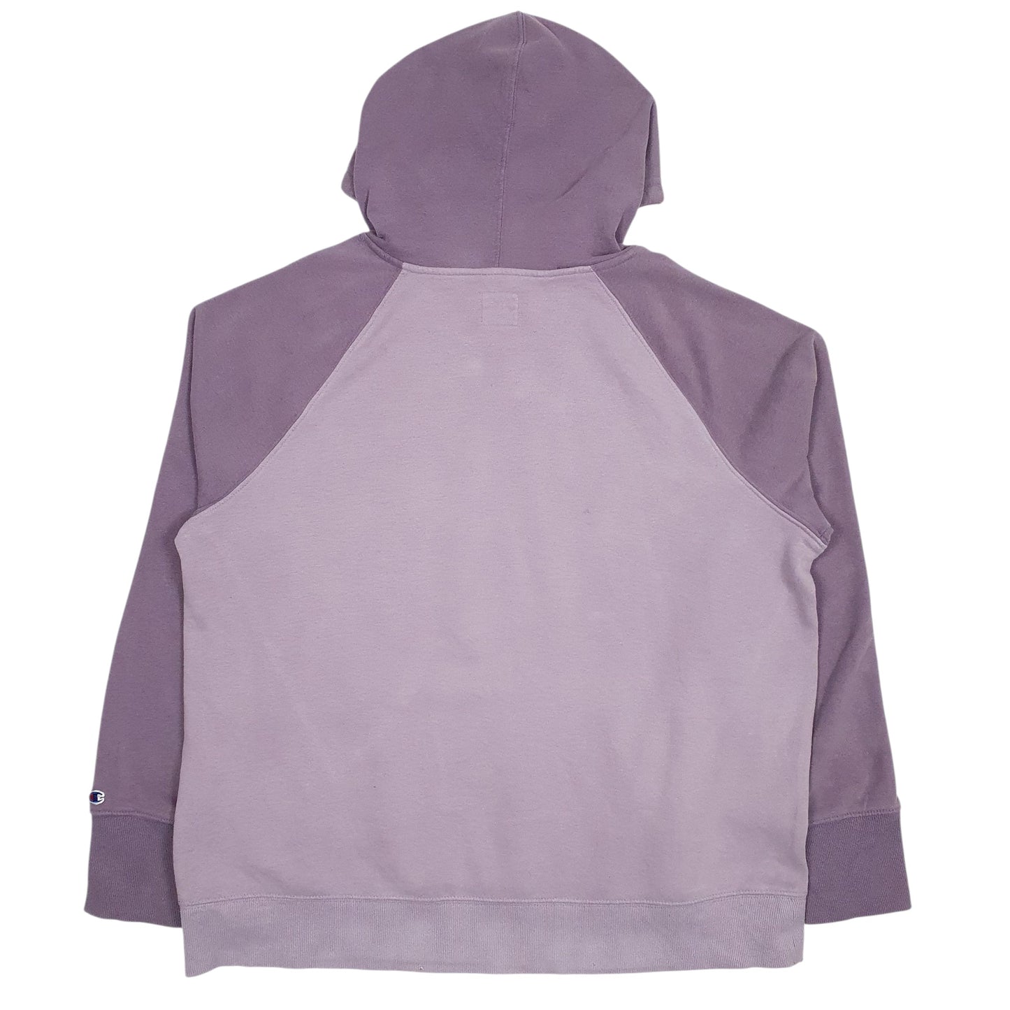 Mens Purple Champion Spellout Hoodie Jumper