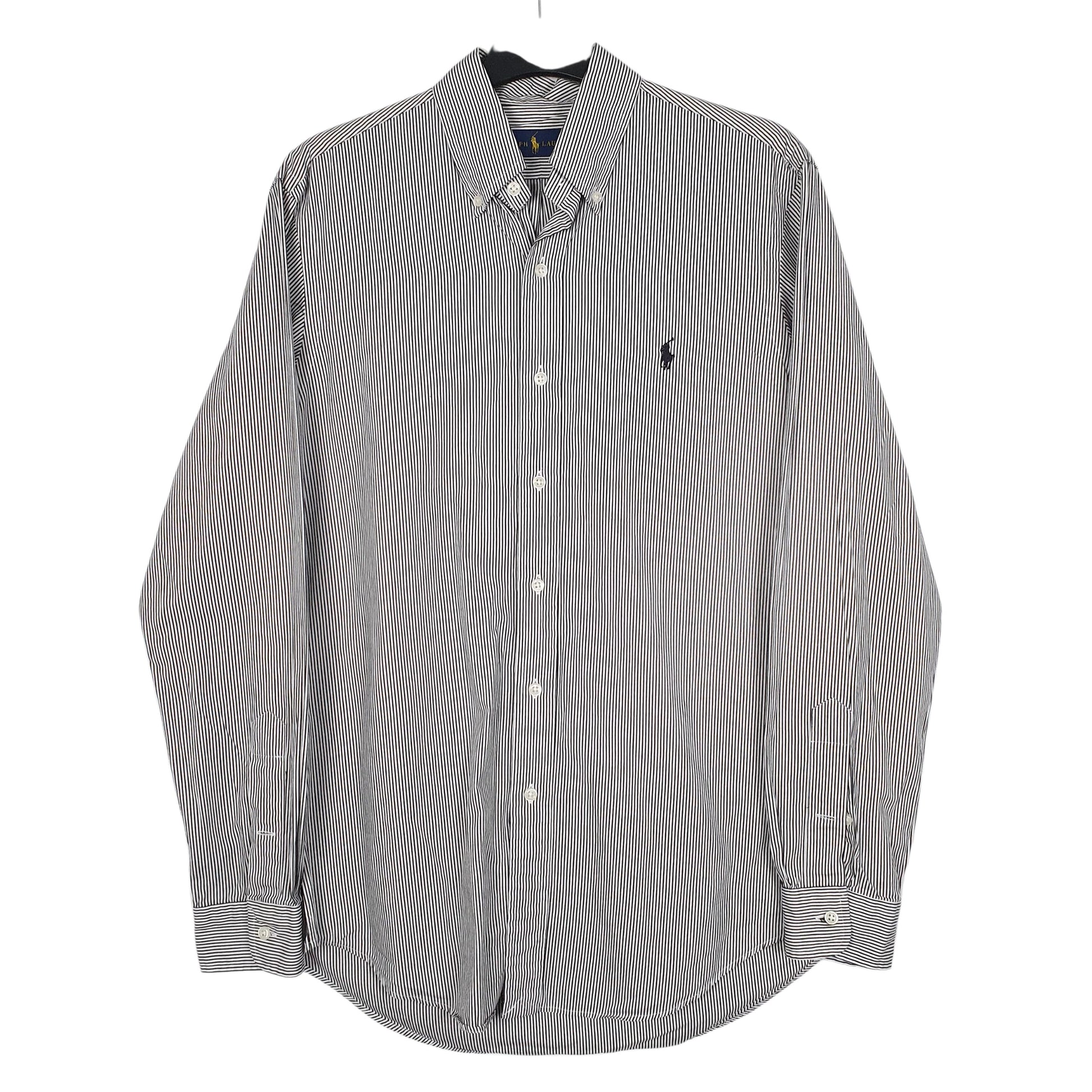 Mens White Ralph Lauren  Long Sleeve Shirt