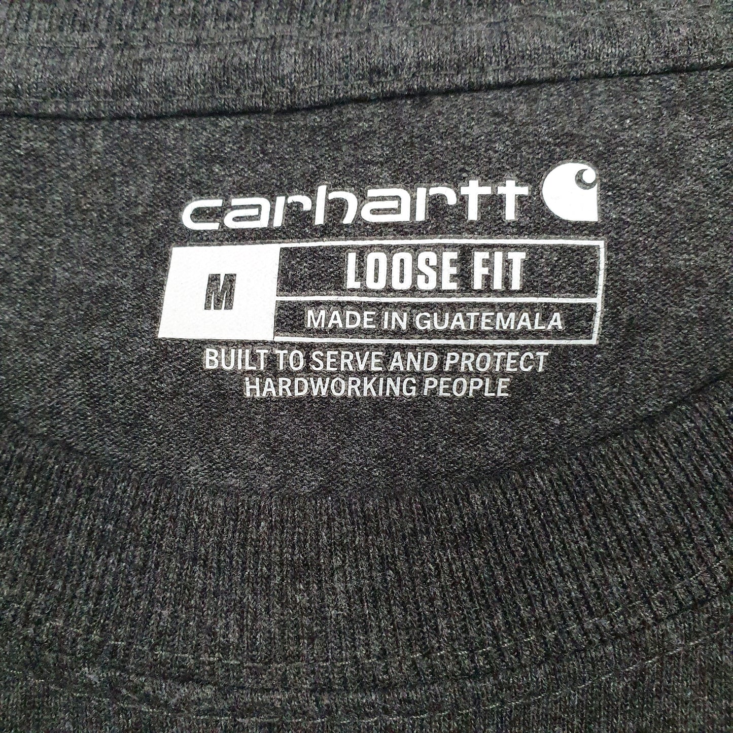 Mens Grey Carhartt   T Shirt