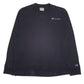 Mens Black Champion  Crewneck Jumper