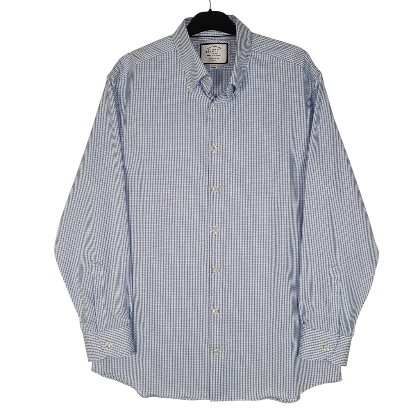 Mens Blue Charles Tyrwhitt  Long Sleeve Shirt