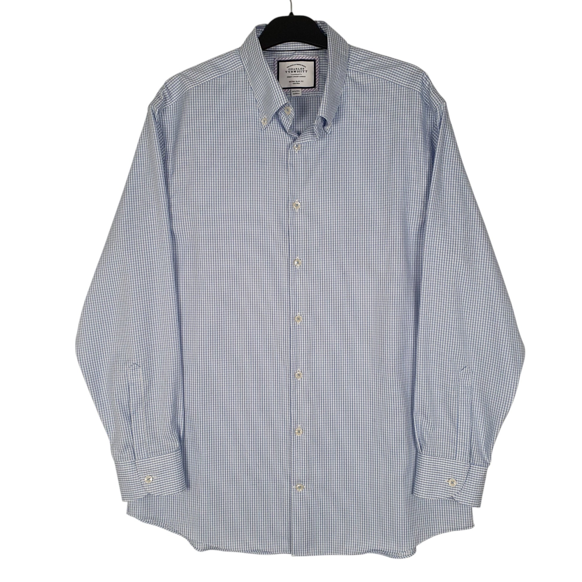 Mens Blue Charles Tyrwhitt  Long Sleeve Shirt