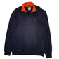 Mens Navy Lacoste  Quarter Zip Jumper