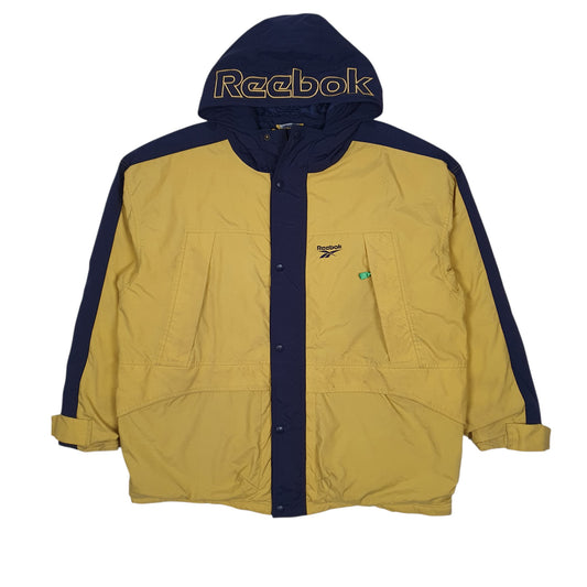 Mens Yellow Reebok Vintage 90s  Coat