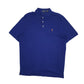 Mens Navy Polo Ralph Lauren Performance Classic Fit Short Sleeve Polo Shirt