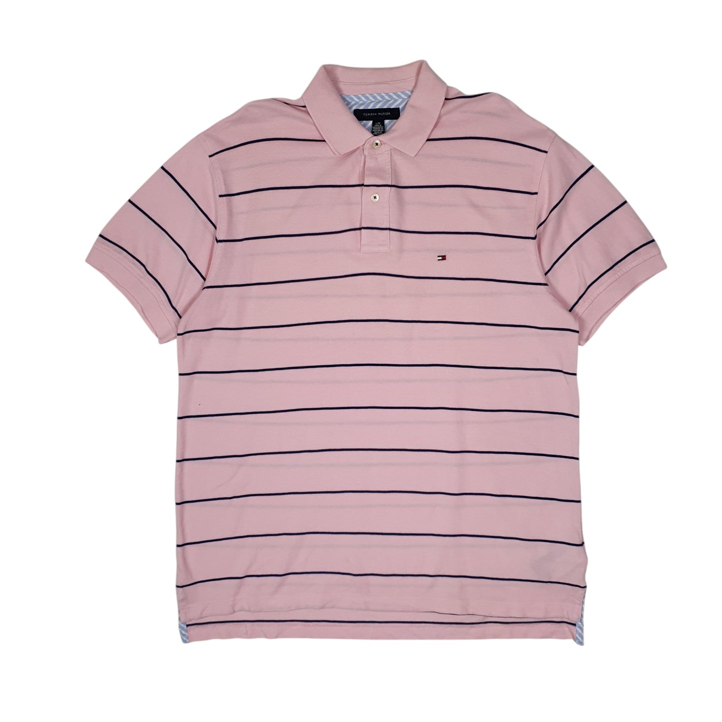Mens Pink Tommy Hilfiger  Short Sleeve Polo Shirt