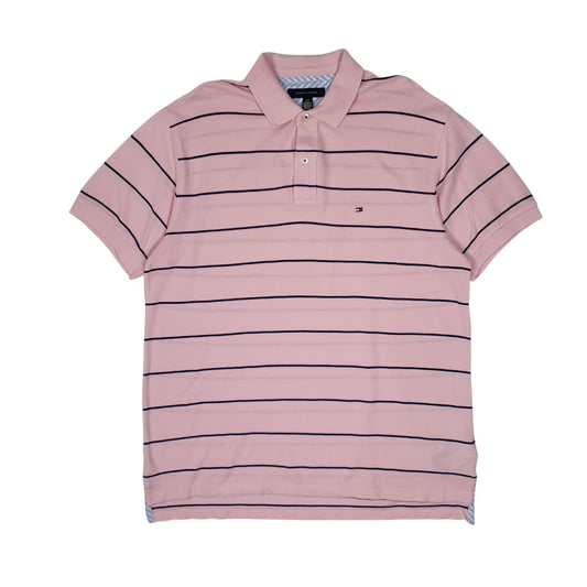 Mens Pink Tommy Hilfiger  Short Sleeve Polo Shirt
