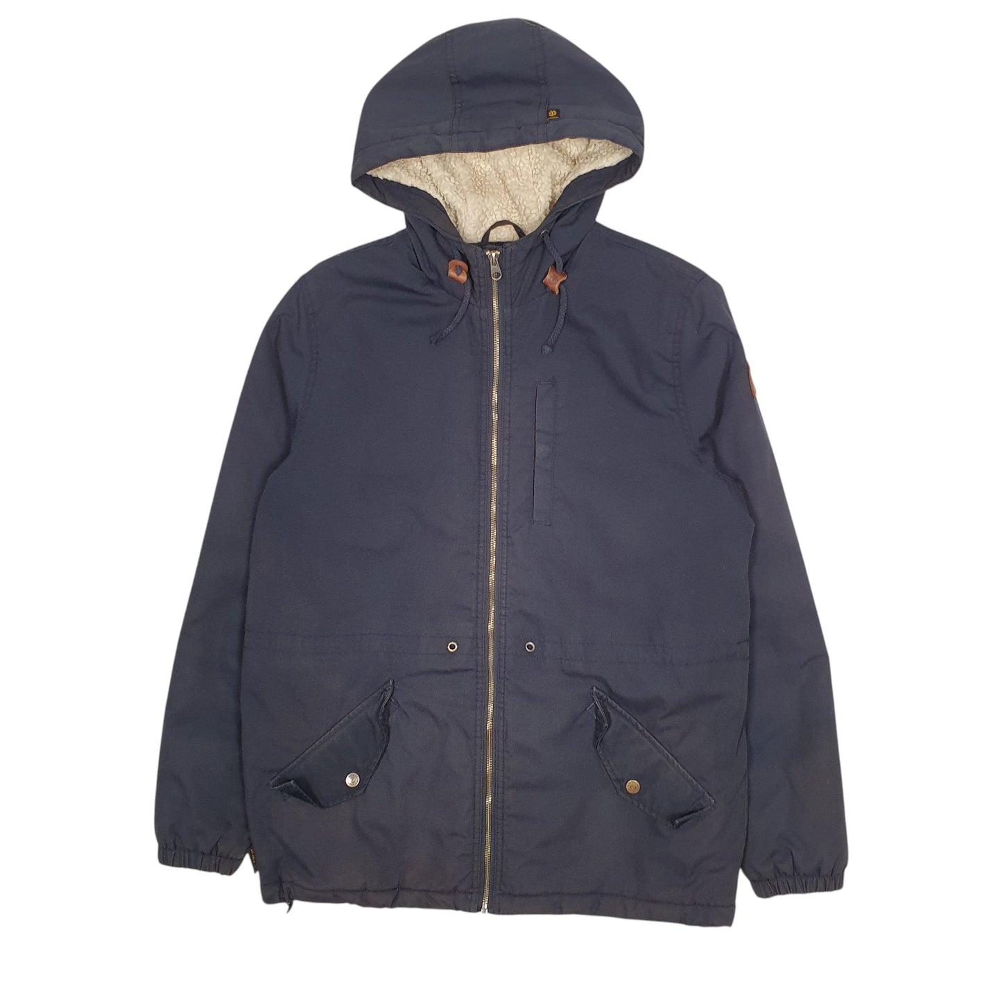 Mens Navy Element Wolfeboro Sherpa Lined  Coat