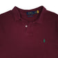 Mens Burgundy Polo Ralph Lauren   Polo Shirt
