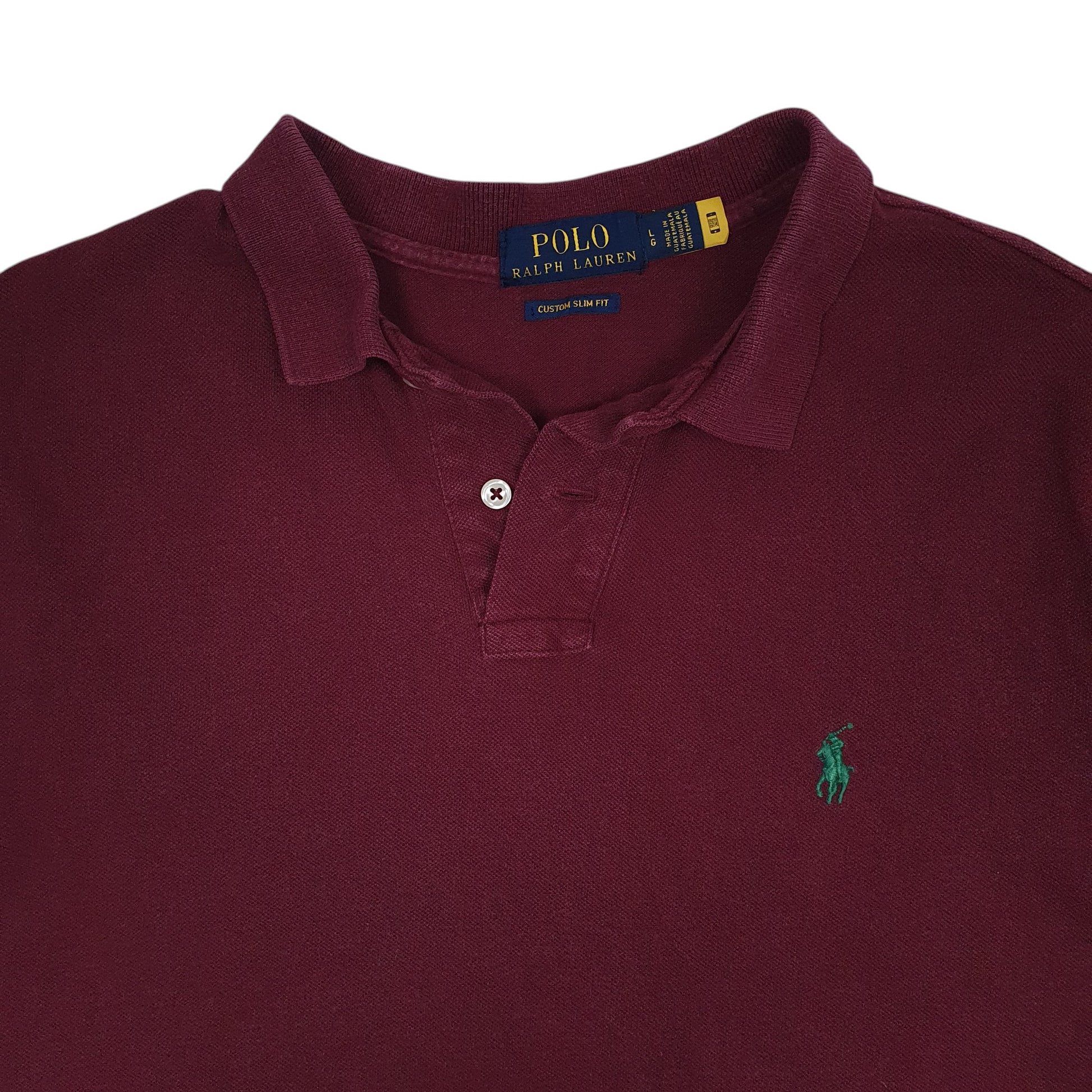 Mens Burgundy Polo Ralph Lauren   Polo Shirt