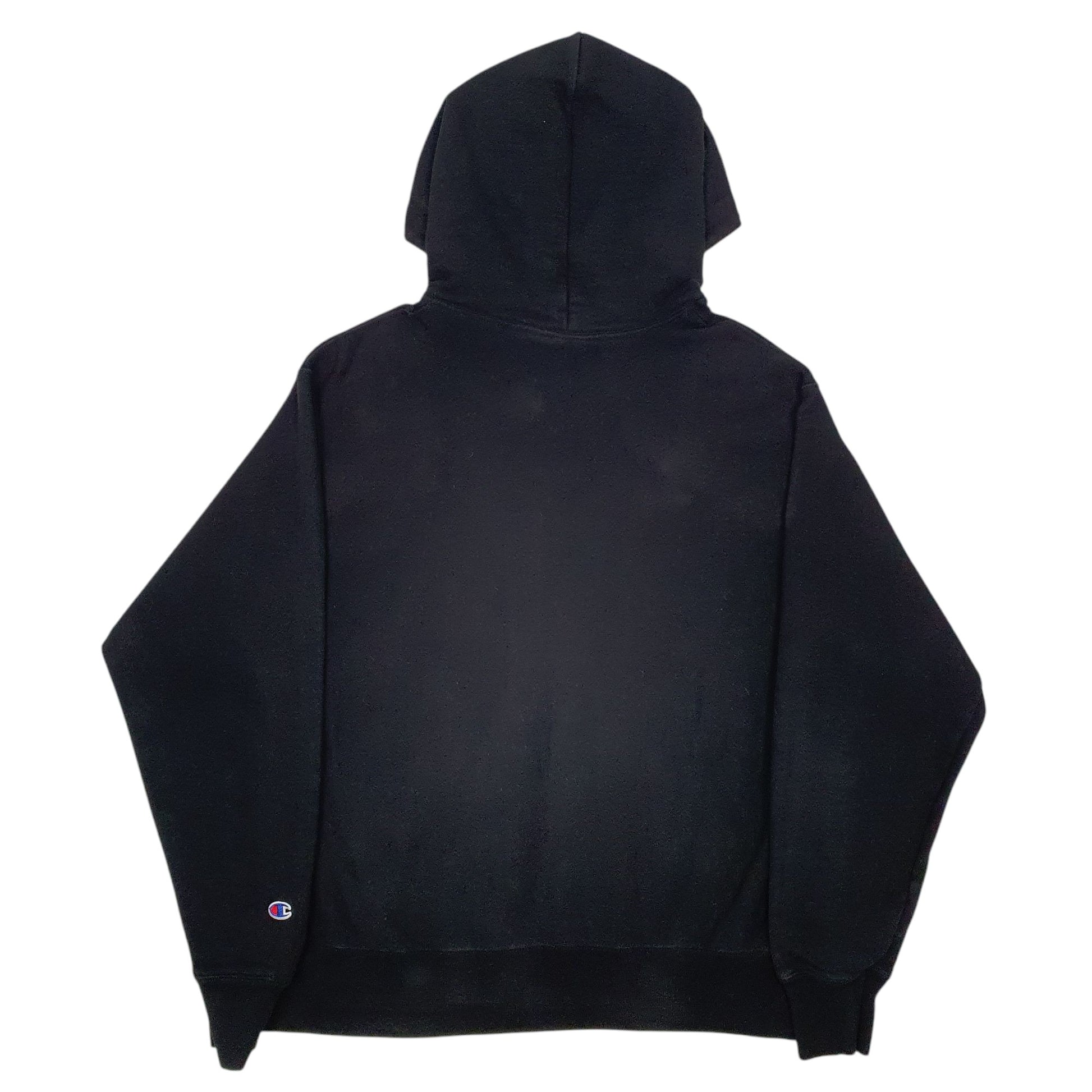 Mens Black Champion Snoopy Reverse Weave Hoodie Jumper