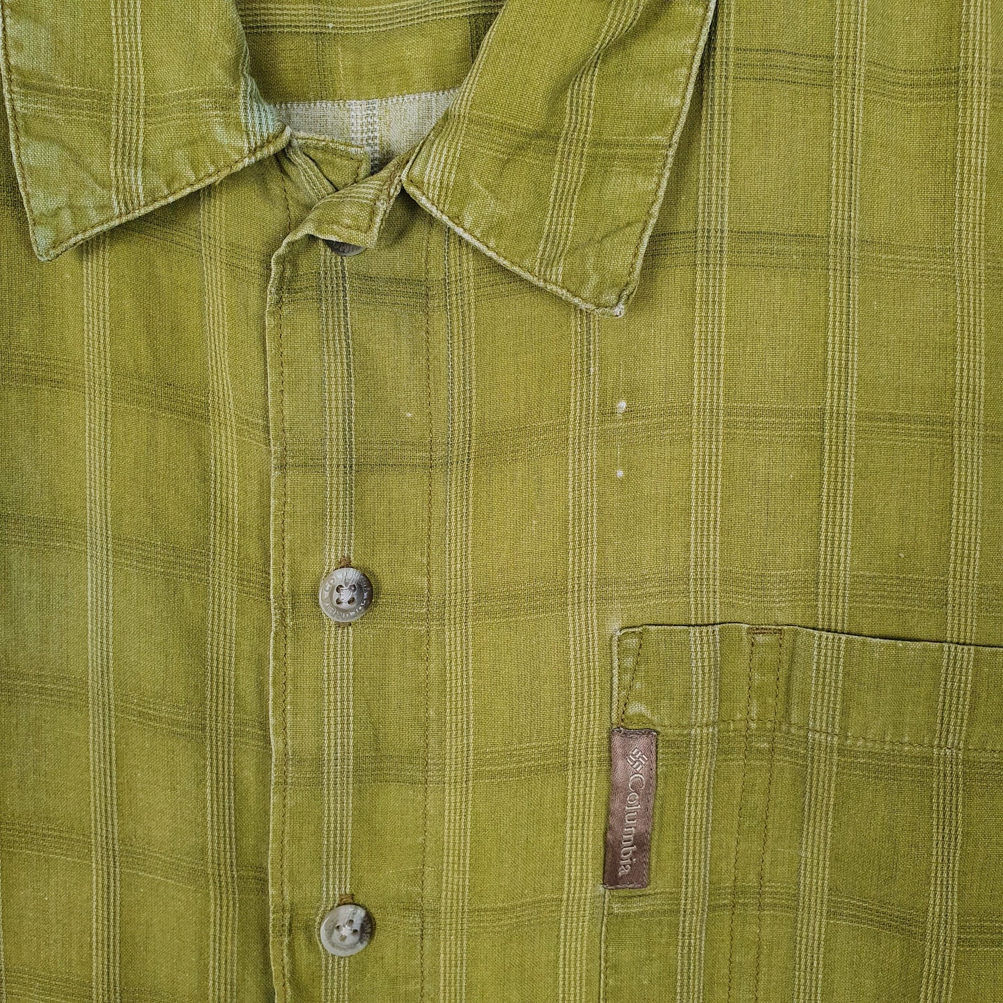 Mens Green Columbia Sportswear Company   Shirt