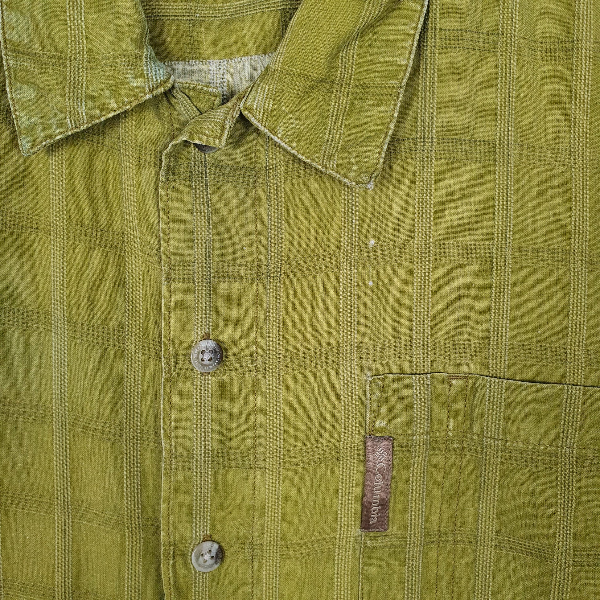 Mens Green Columbia Sportswear Company   Shirt