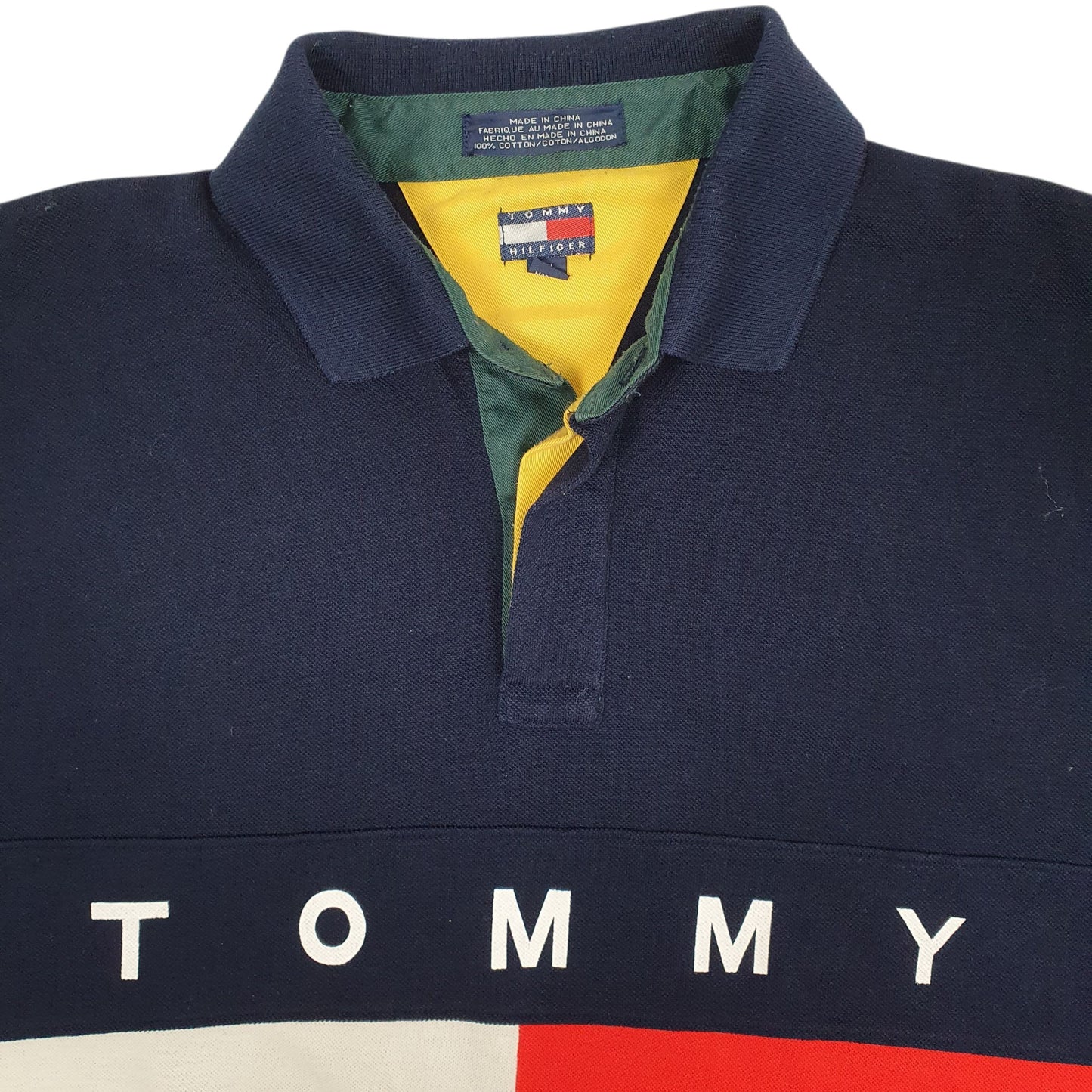 Mens Navy Tommy Hilfiger   Polo Shirt