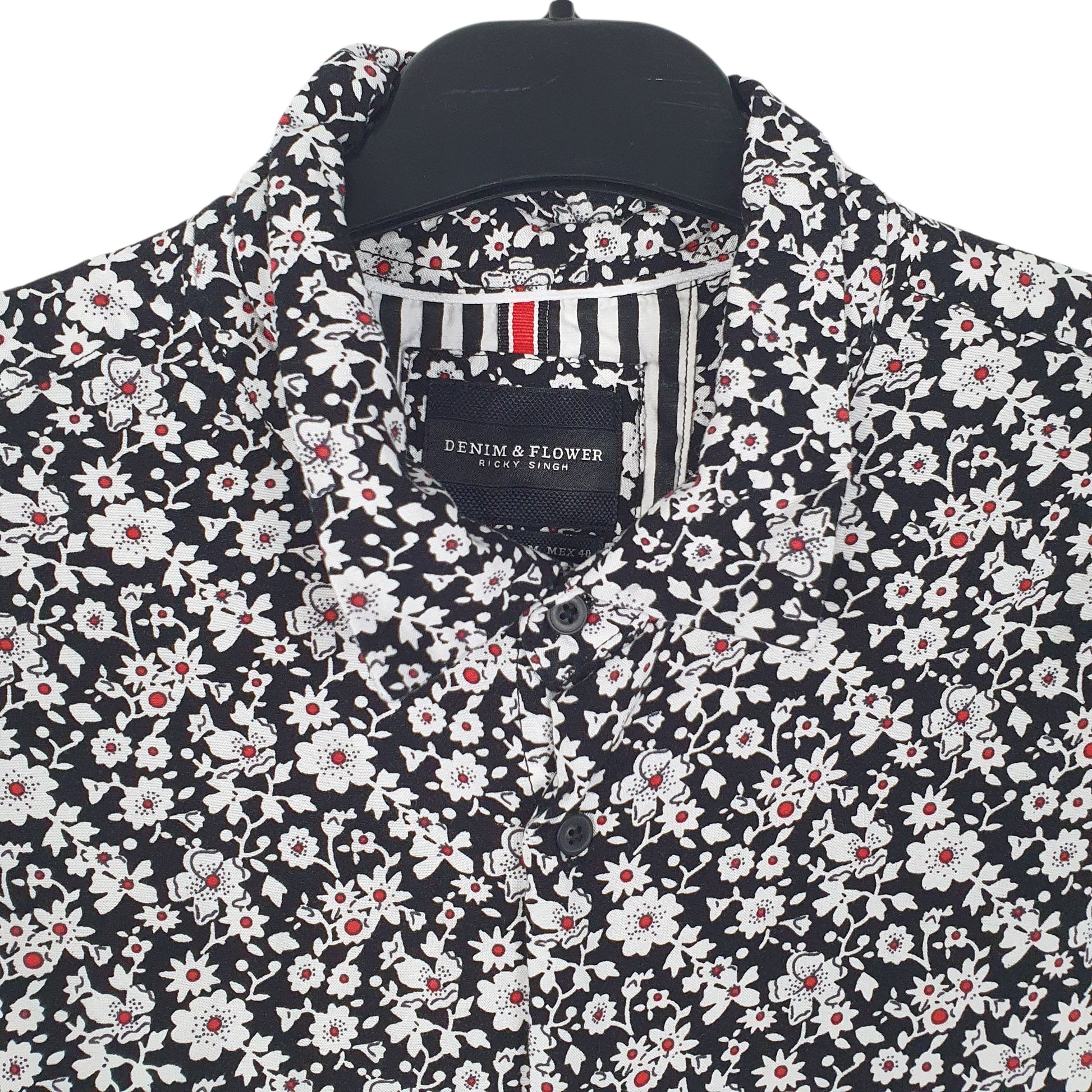 Mens Black Ricky Singh   Shirt