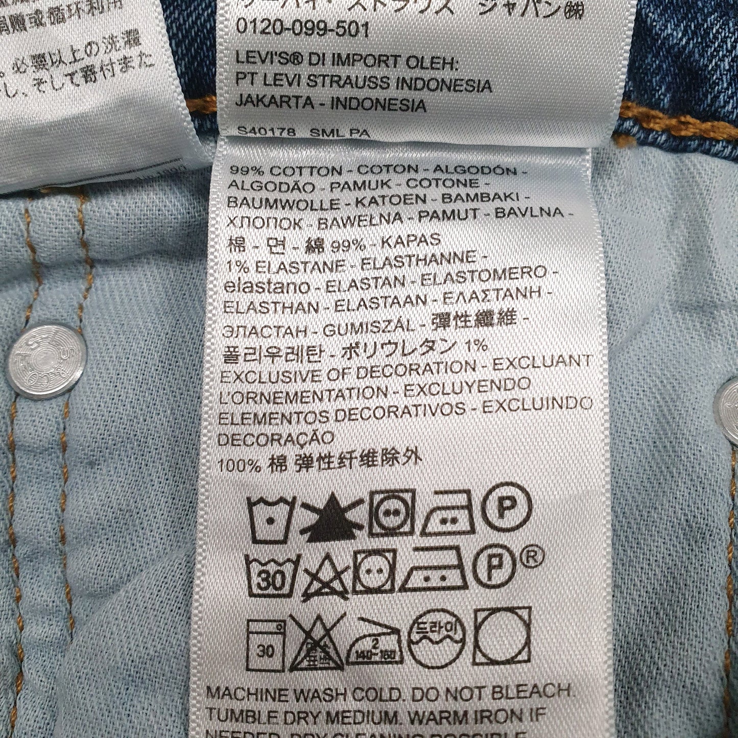 Mens Blue Levis   Jeans