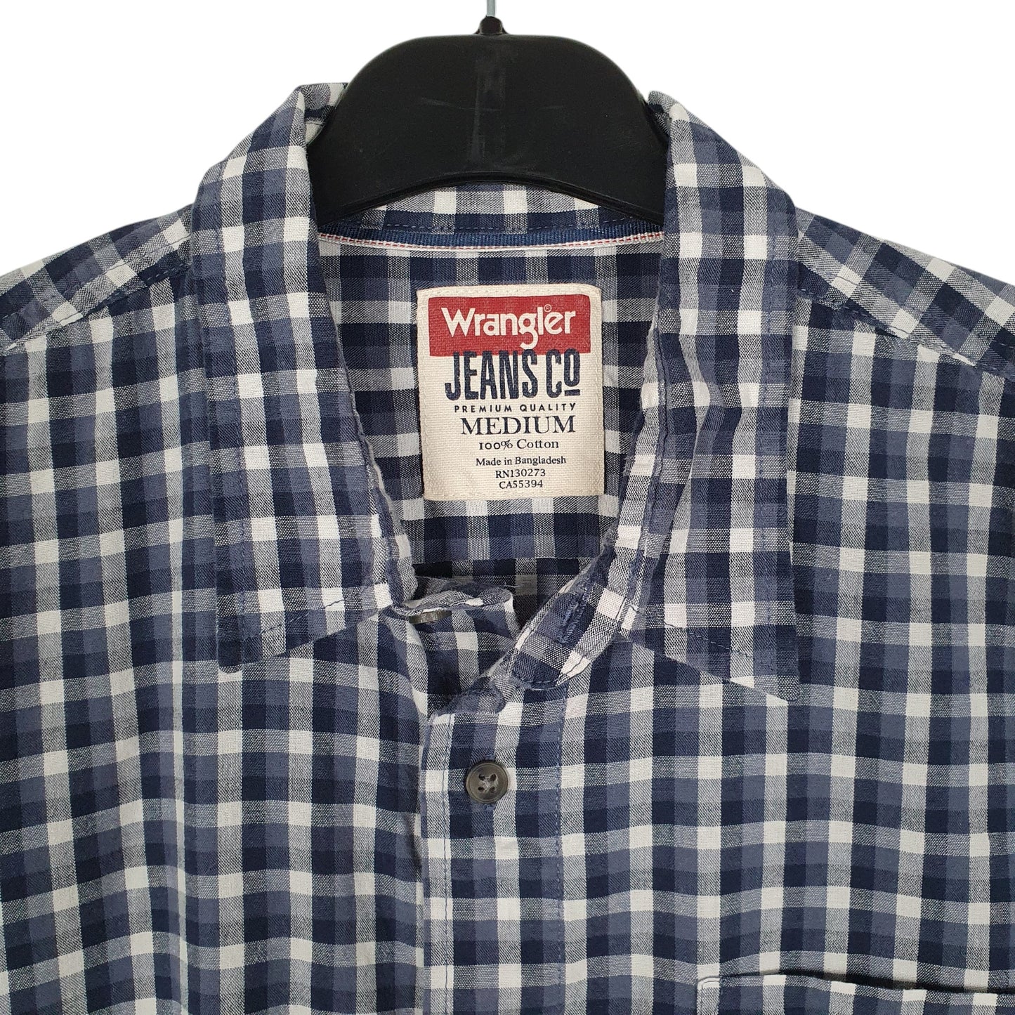 Mens Navy Wrangler   Shirt