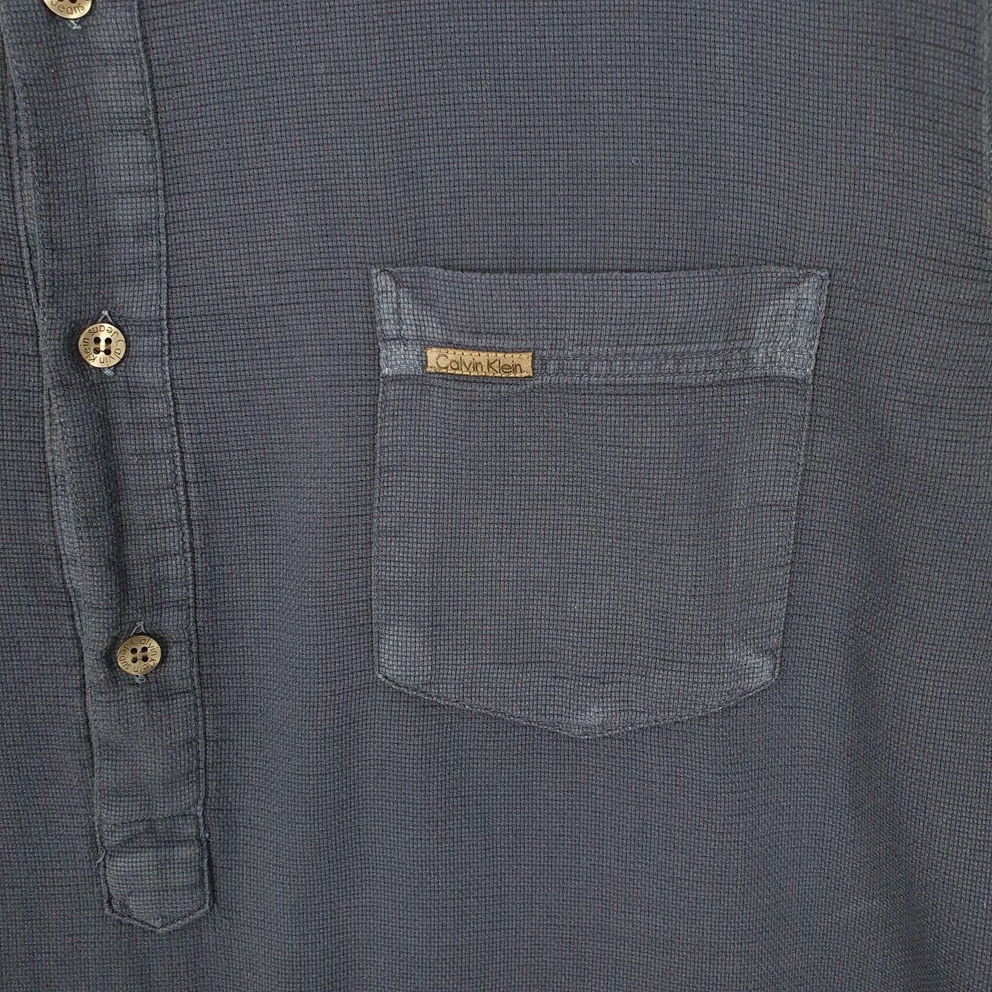 Mens Navy Calvin Klein   Shirt