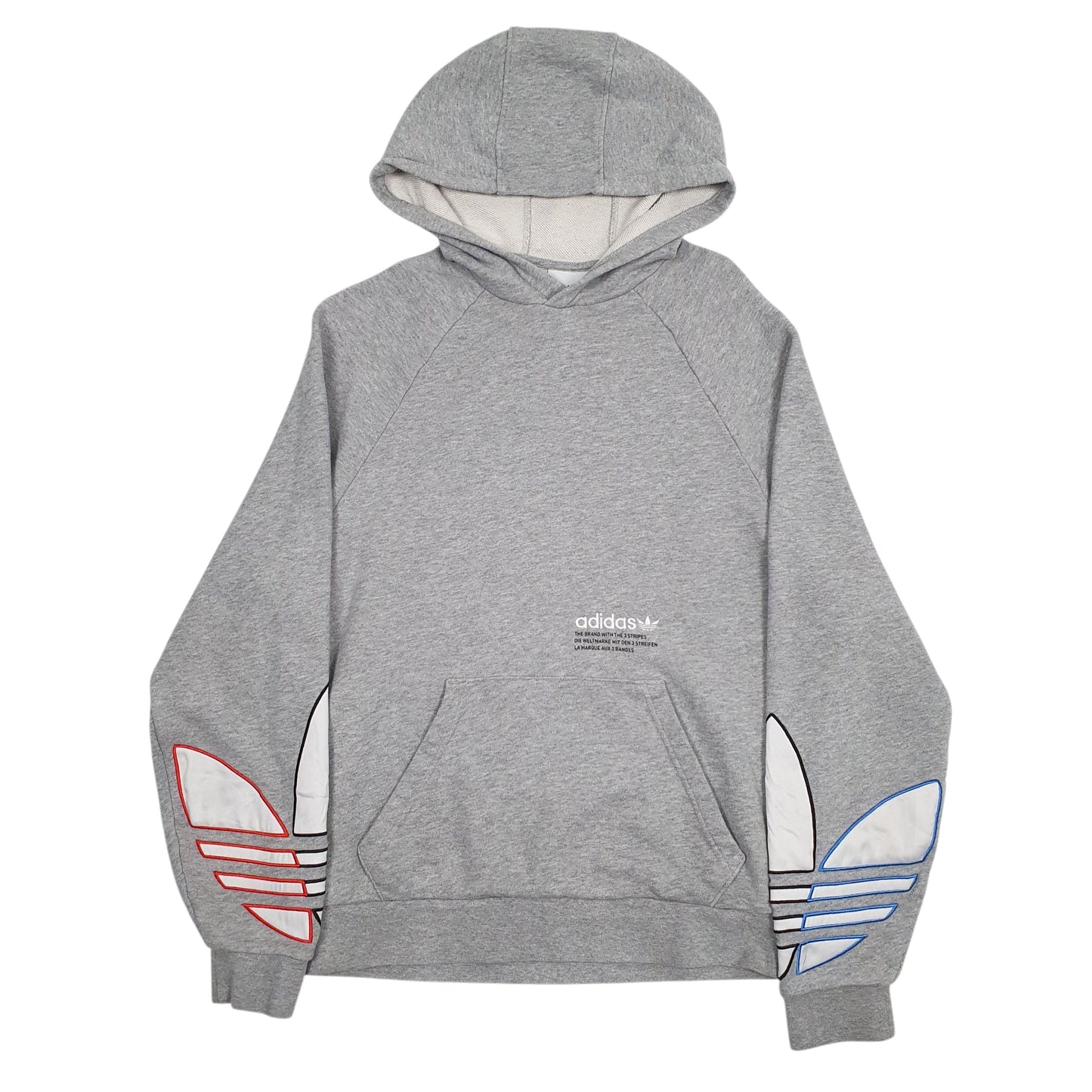 Mens Grey Adidas  Hoodie Jumper