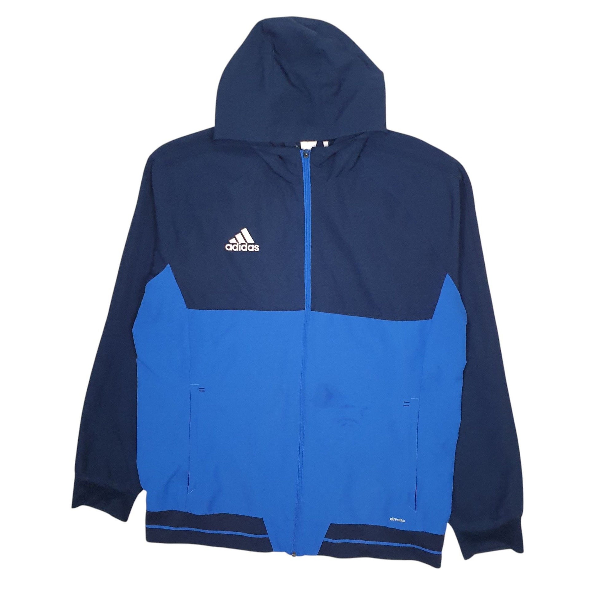 Mens Navy Adidas Hoodie Hoodie Coat