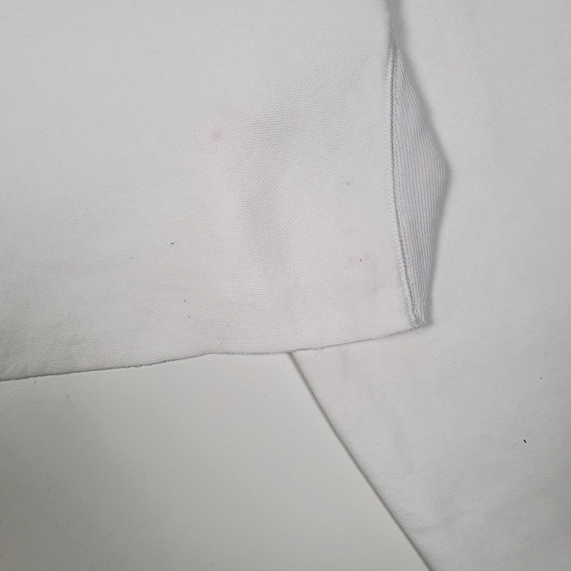 Womens White Champion Crop Top Reverse Weave Hoodie Jumper