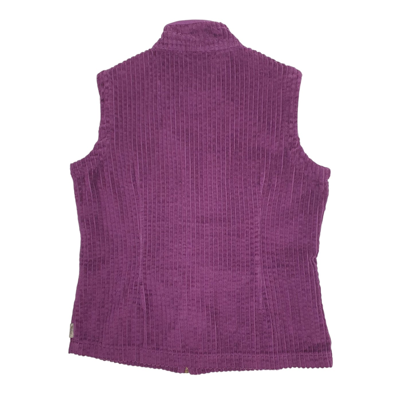 Womens Purple Woolrich Corduroy Gilet Jumper