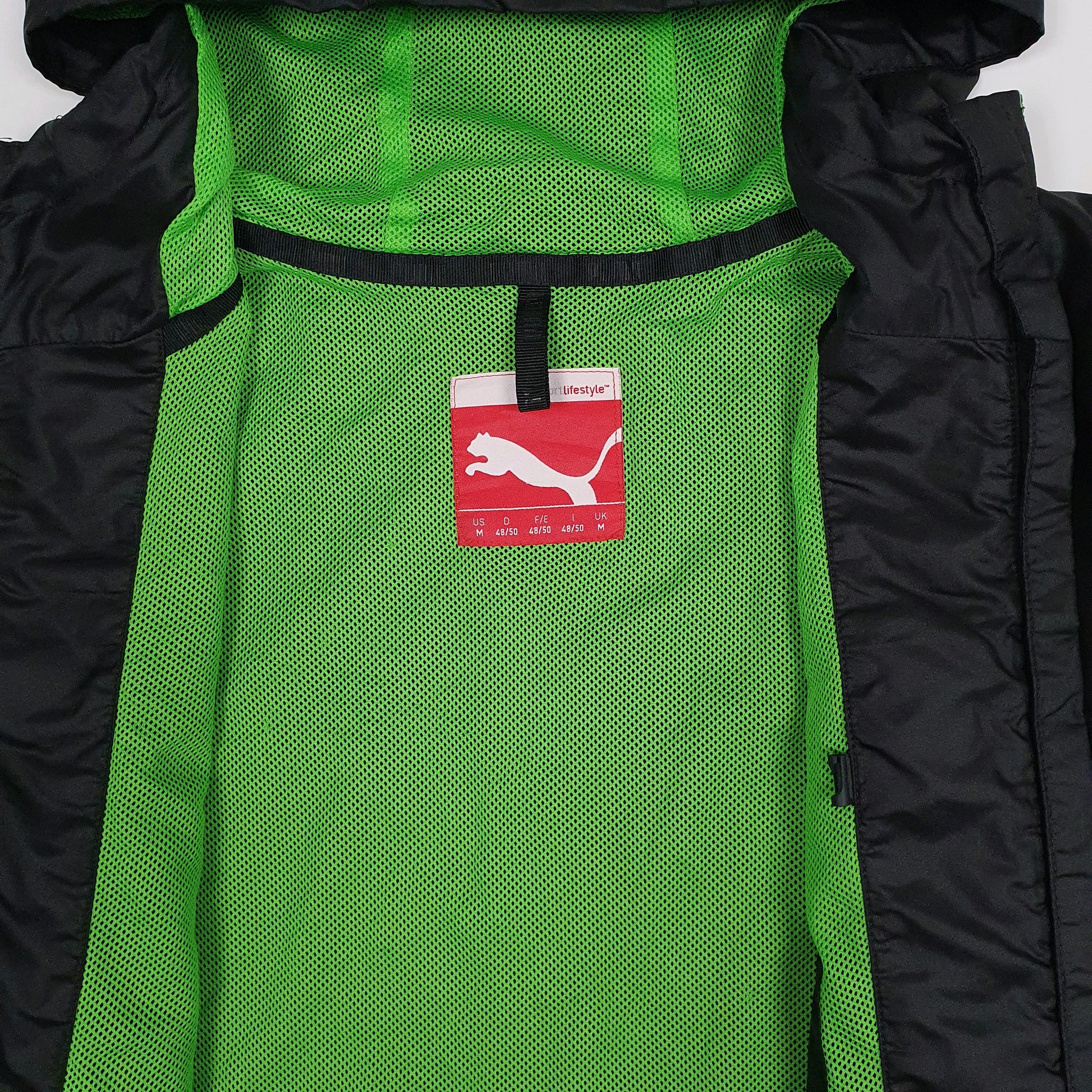 Mens Black Puma   Coat