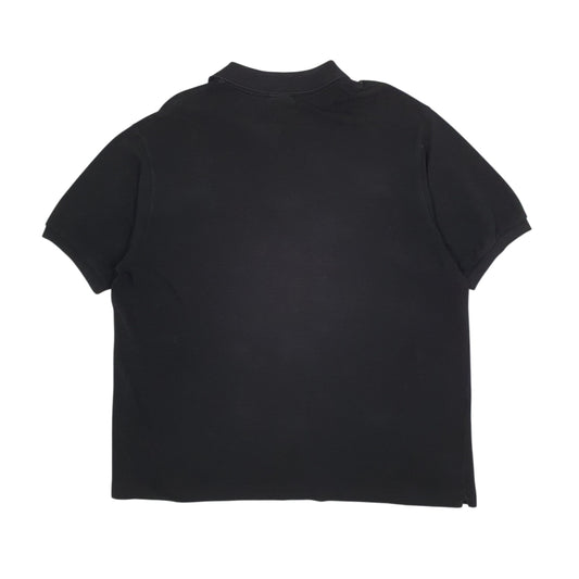 Mens Black Lacoste   Polo Shirt
