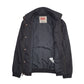 Mens Black Levis Hooded Bomber  Coat